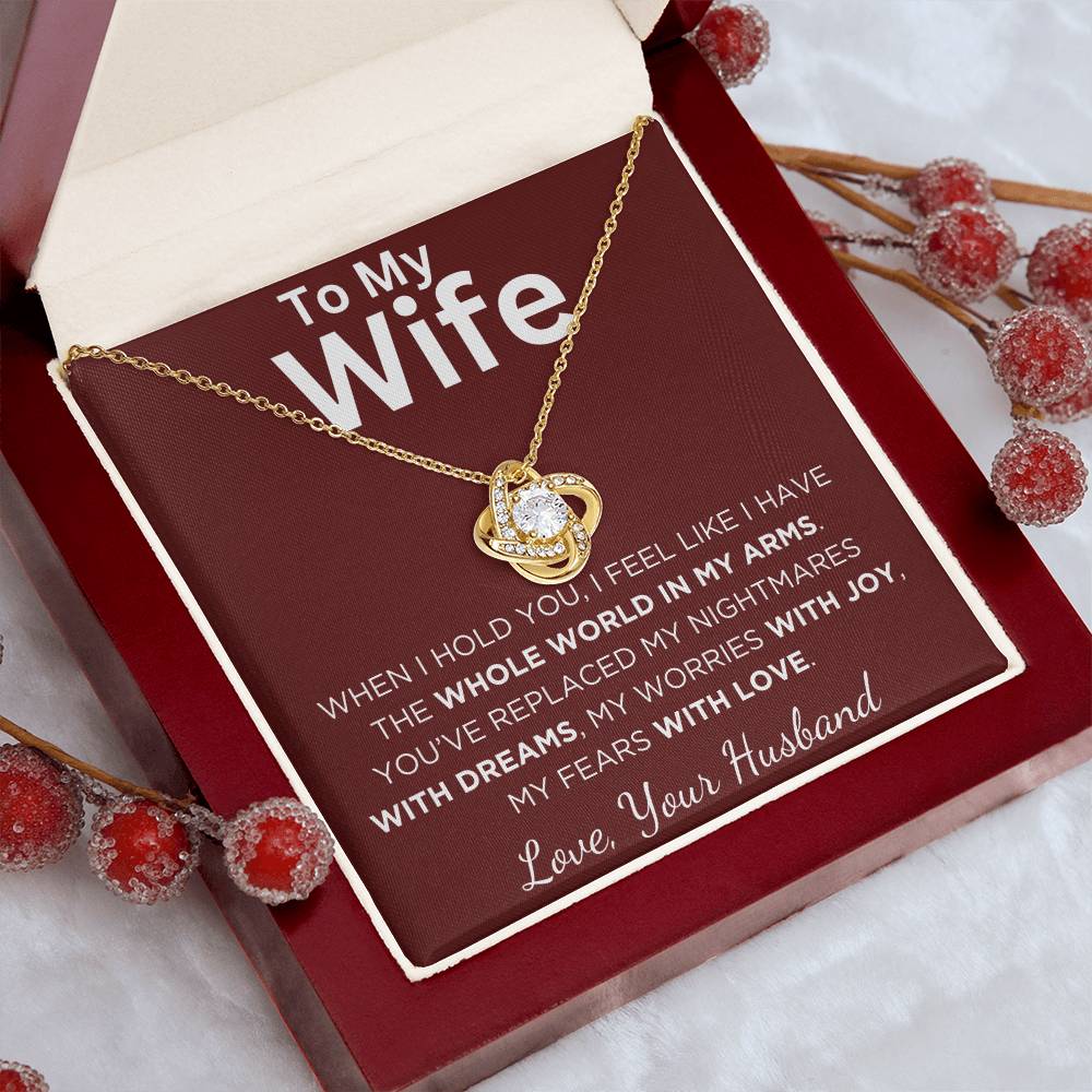 Gift For Wife With Message Card And Gift Box - When I Hold You