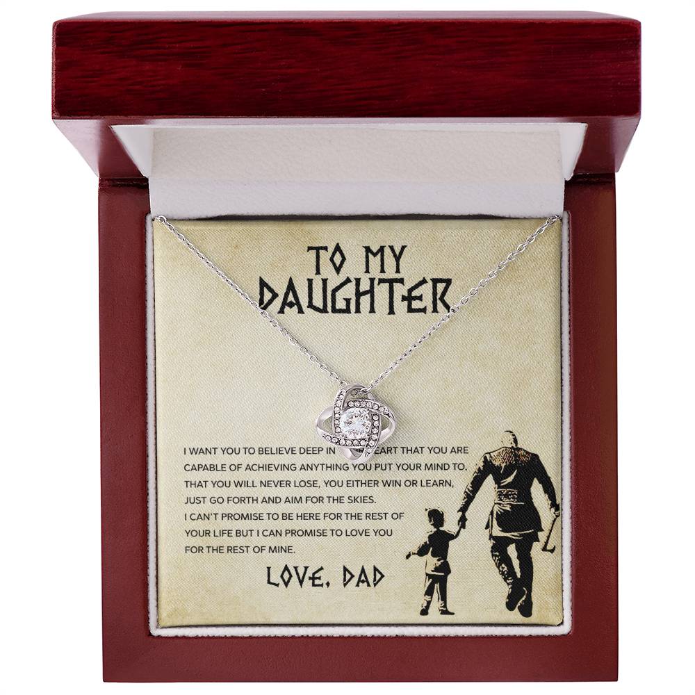 Gift For Daughter From Dad With Message Card And Gift Box - I Want You To Believe