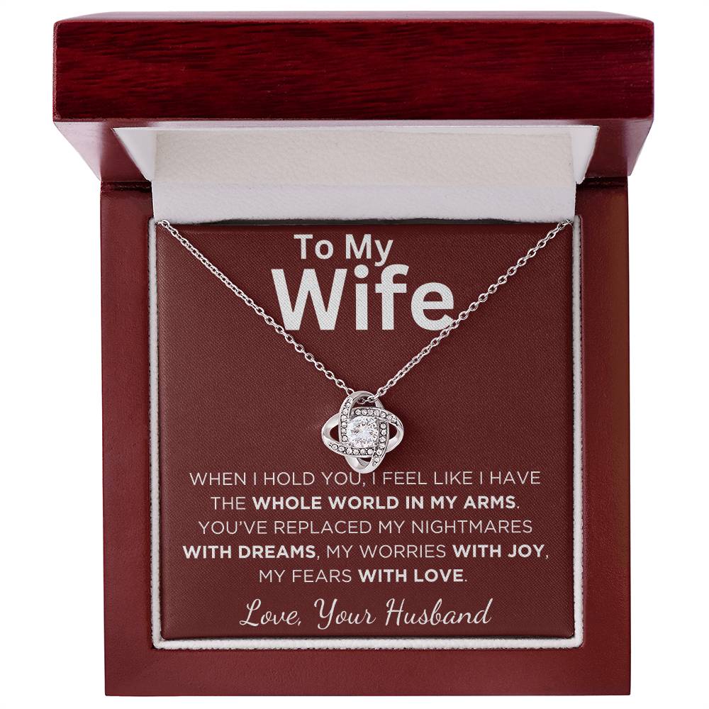 Gift For Wife With Message Card And Gift Box - When I Hold You