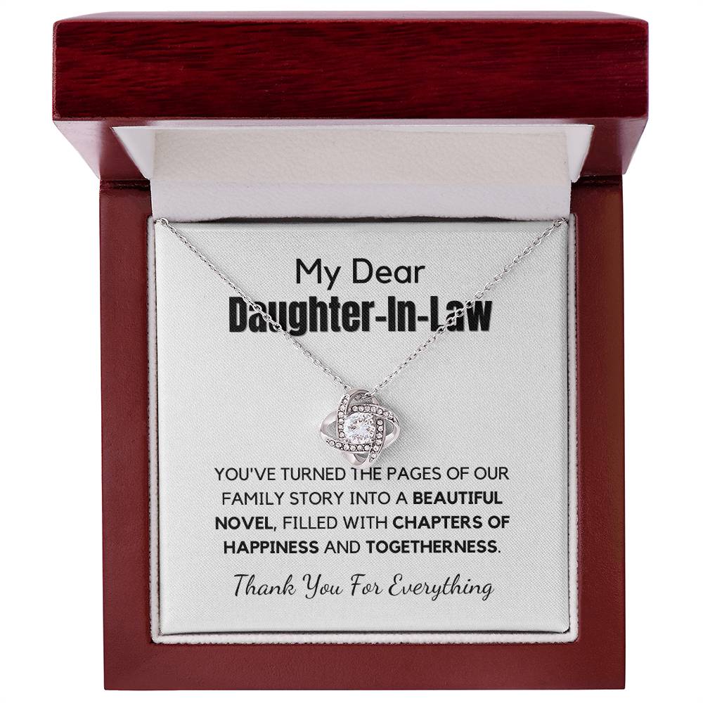 Gift For Daughter In Law With Message Card And Gift Box - Chapters of Happiness