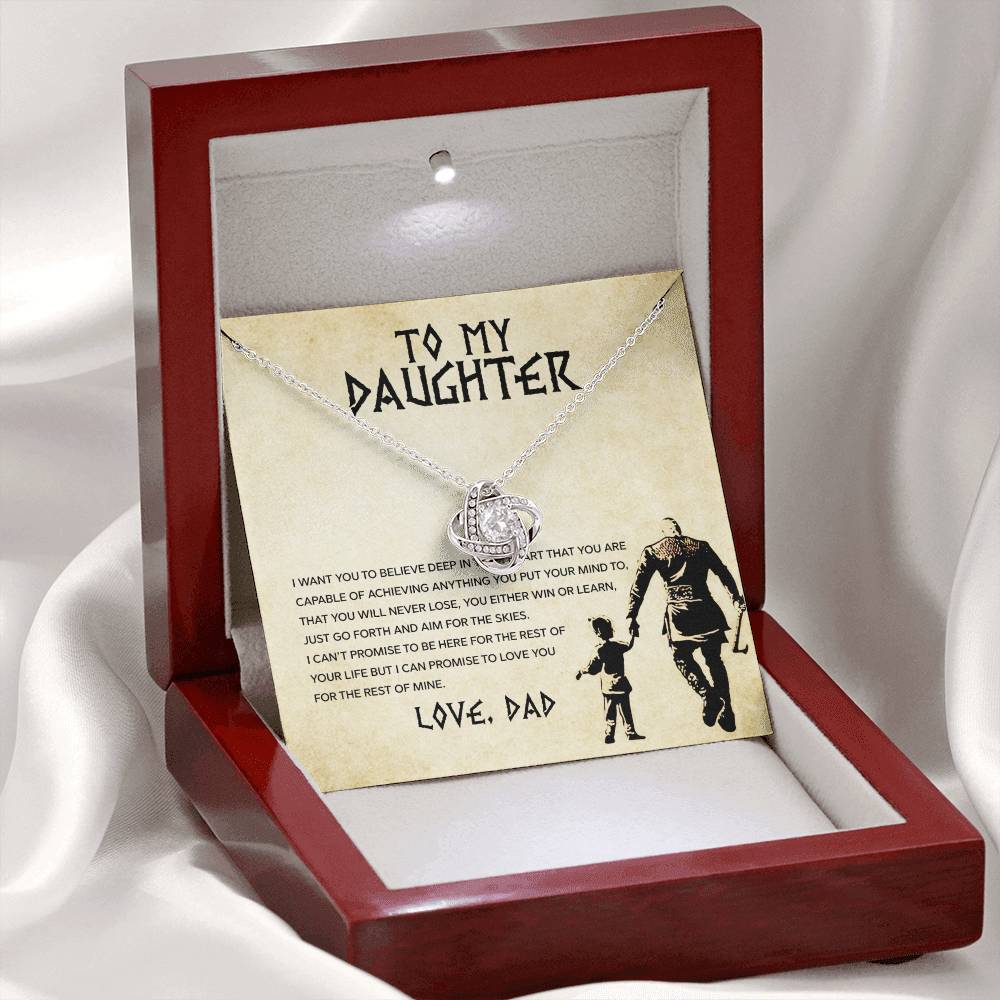 Gift For Daughter From Dad With Message Card And Gift Box - I Want You To Believe