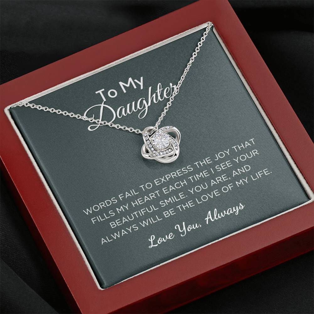 Love of My Life - Gift For Daughter With Message Card And Gift Box