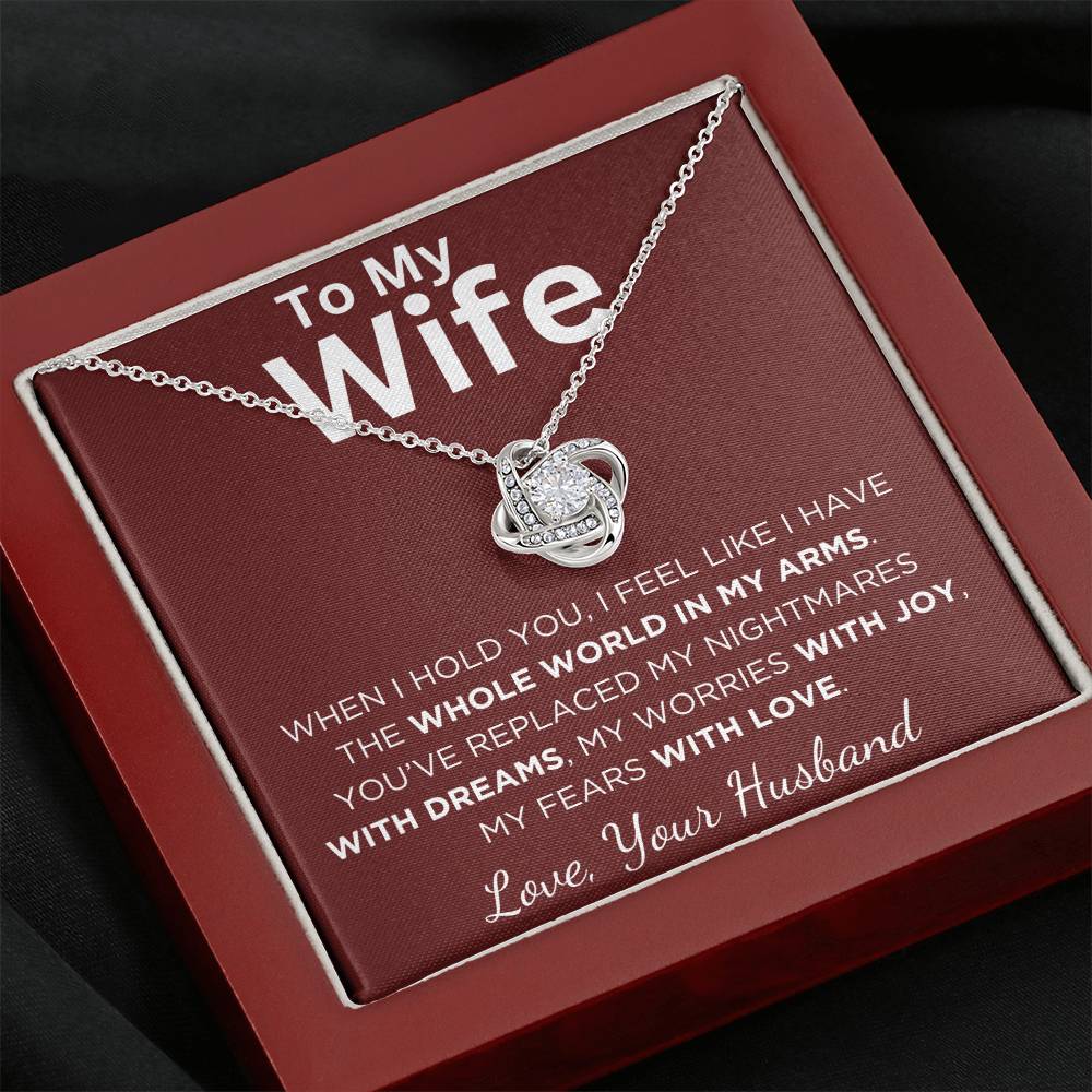 Gift For Wife With Message Card And Gift Box - When I Hold You