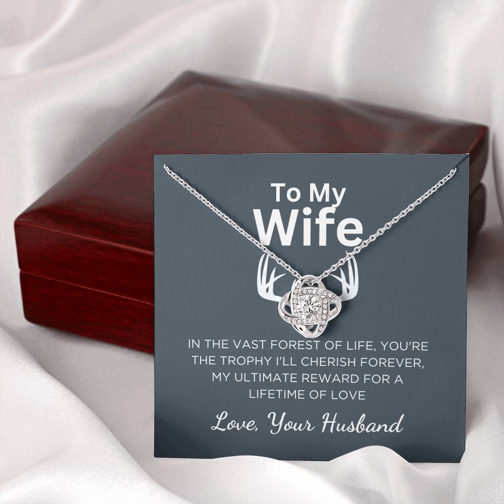 Gift For Wife With Message Card And Gift Box - Forest of Life