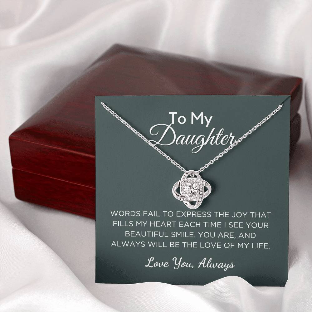 Love of My Life - Gift For Daughter With Message Card And Gift Box