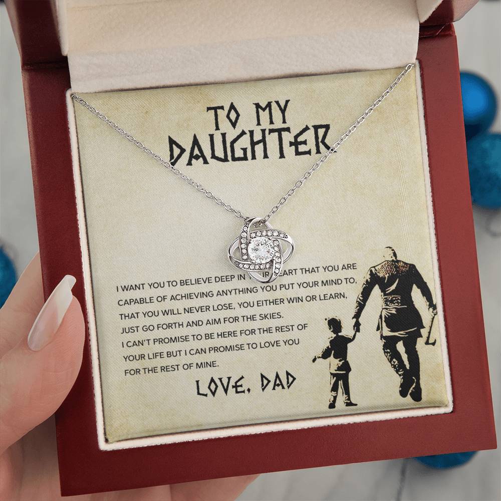 Gift For Daughter From Dad With Message Card And Gift Box - I Want You To Believe