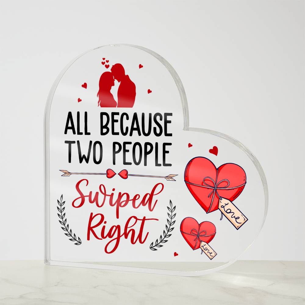 Valentine's Day Gifts For Girlfriend, Anniversary Birthday Gifts for Wife - All Because