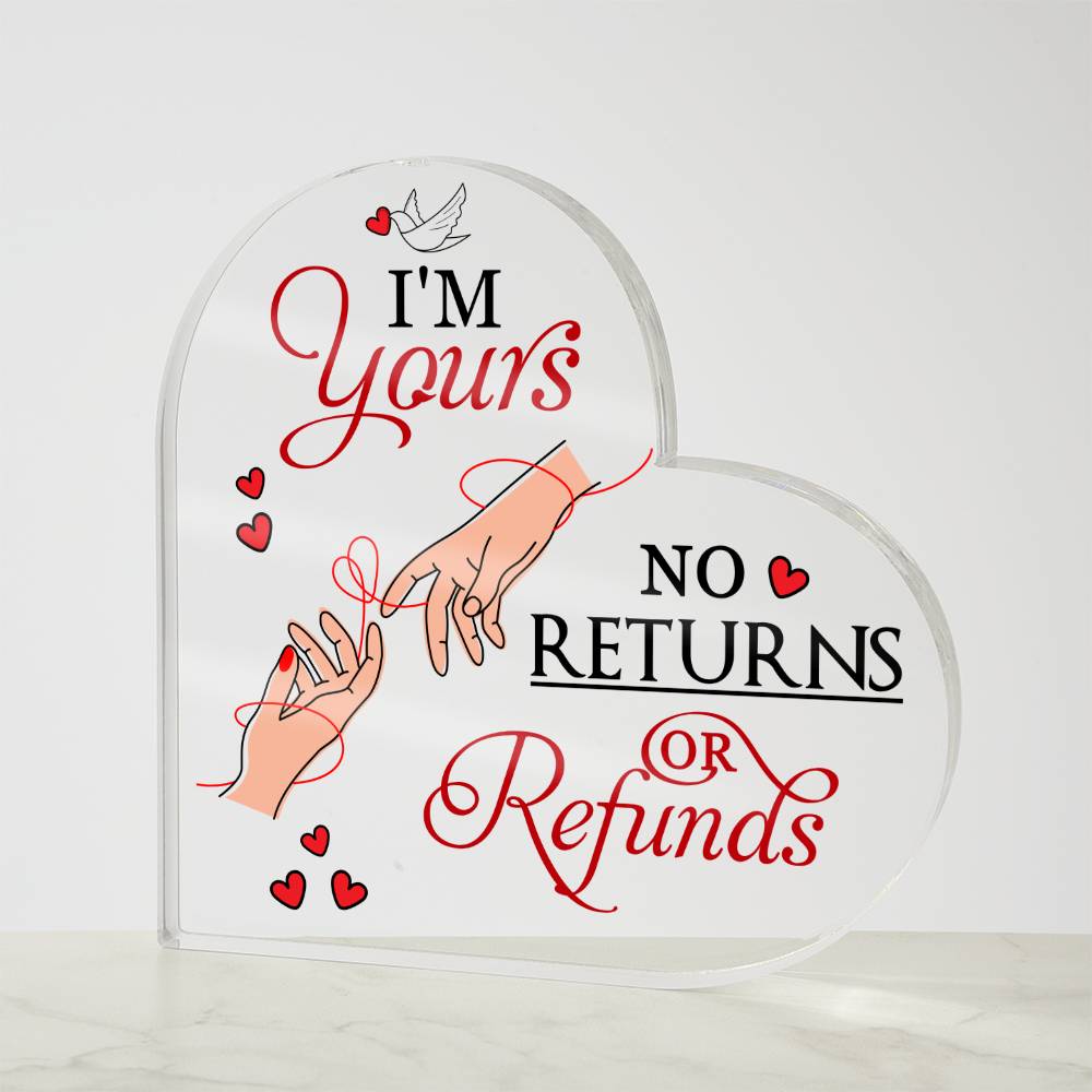 Valentine's Day Gifts For Girlfriend, Anniversary Birthday Gifts for Wife - I'm Yours