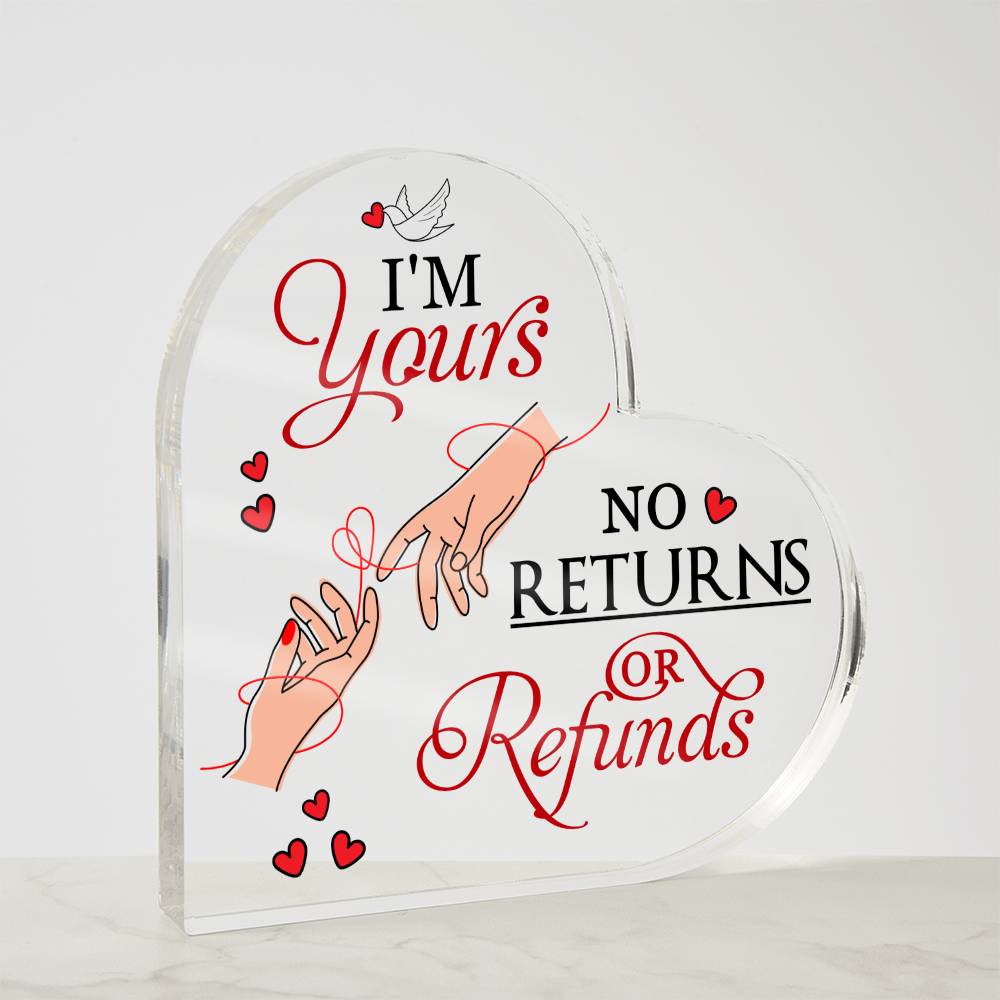 Valentine's Day Gifts For Girlfriend, Anniversary Birthday Gifts for Wife - I'm Yours