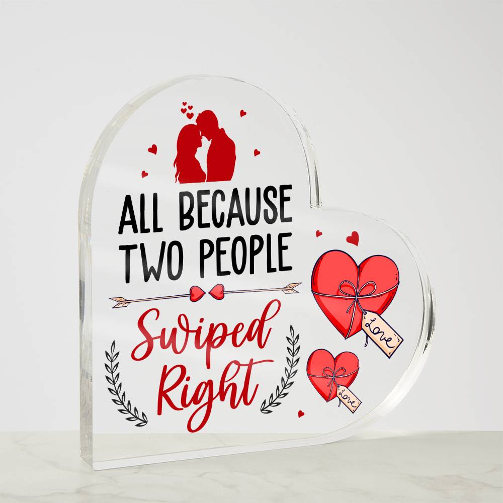 Valentine's Day Gifts For Girlfriend, Anniversary Birthday Gifts for Wife - All Because