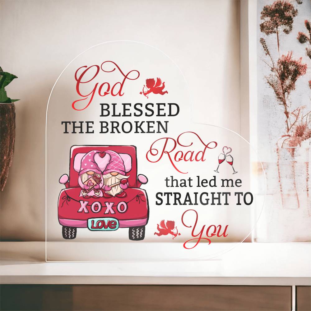 Valentine's Day Gifts For Girlfriend, Anniversary Birthday Gifts for Wife - God Blessed