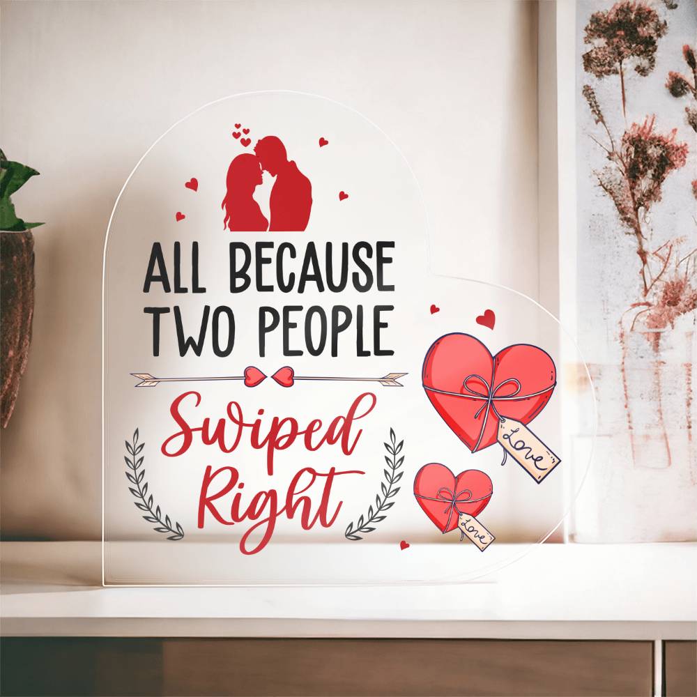 Valentine's Day Gifts For Girlfriend, Anniversary Birthday Gifts for Wife - All Because