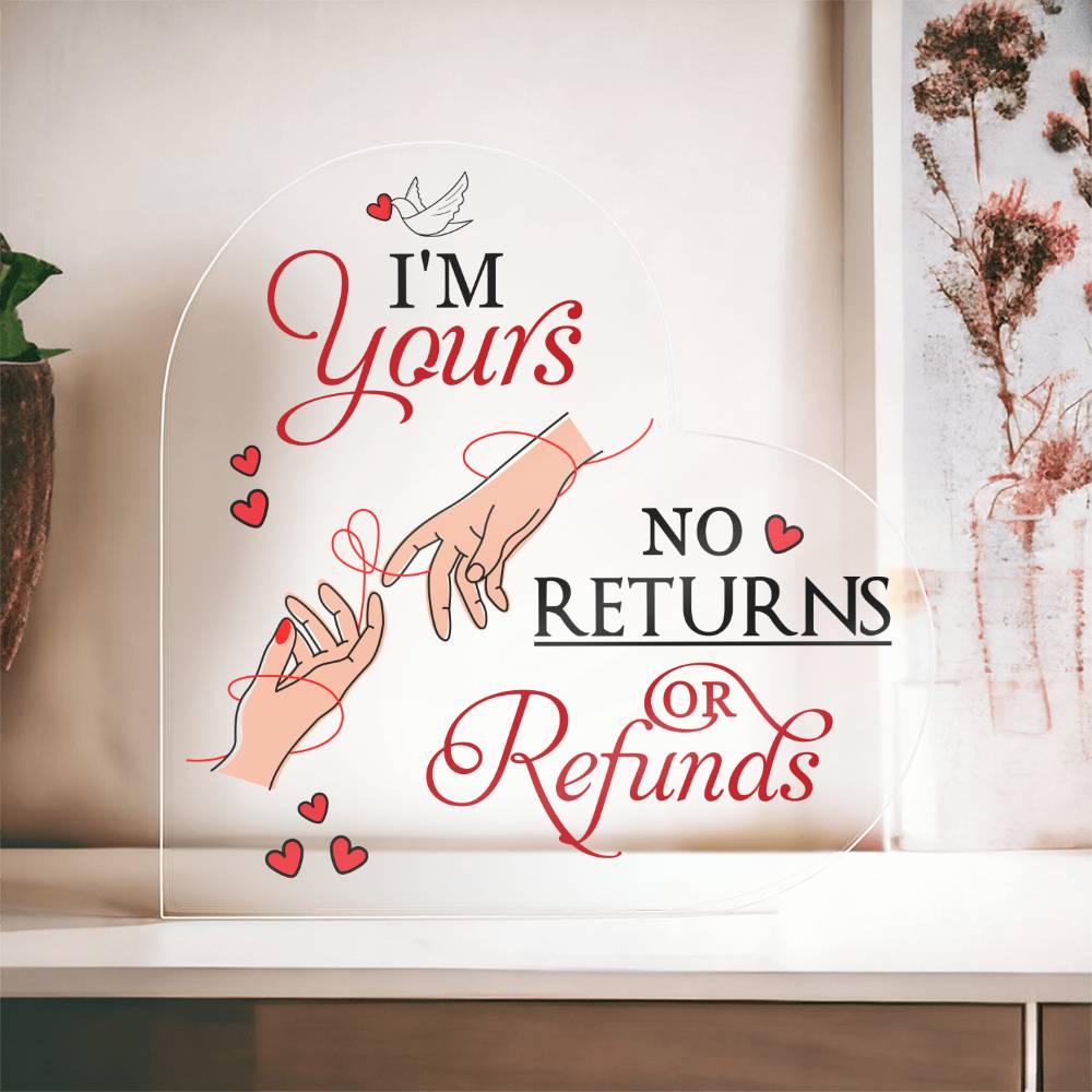 Valentine's Day Gifts For Girlfriend, Anniversary Birthday Gifts for Wife - I'm Yours