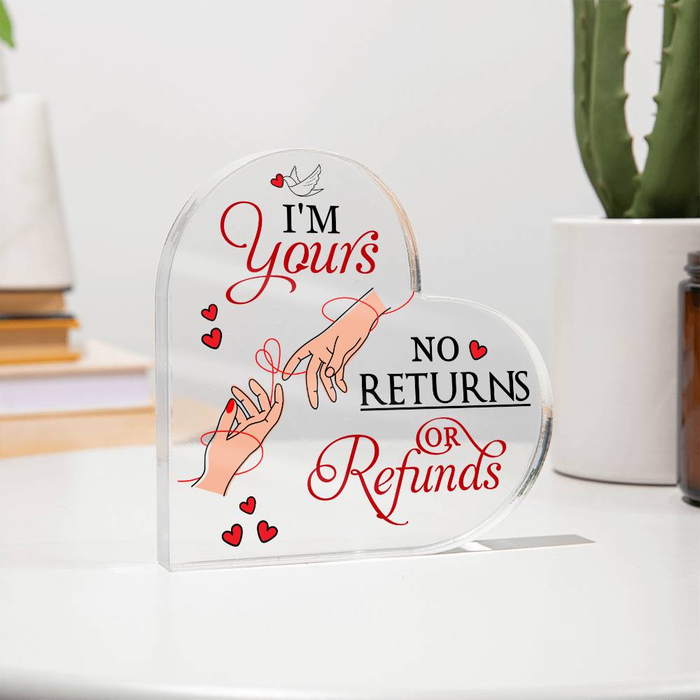 Valentine's Day Gifts For Girlfriend, Anniversary Birthday Gifts for Wife - I'm Yours