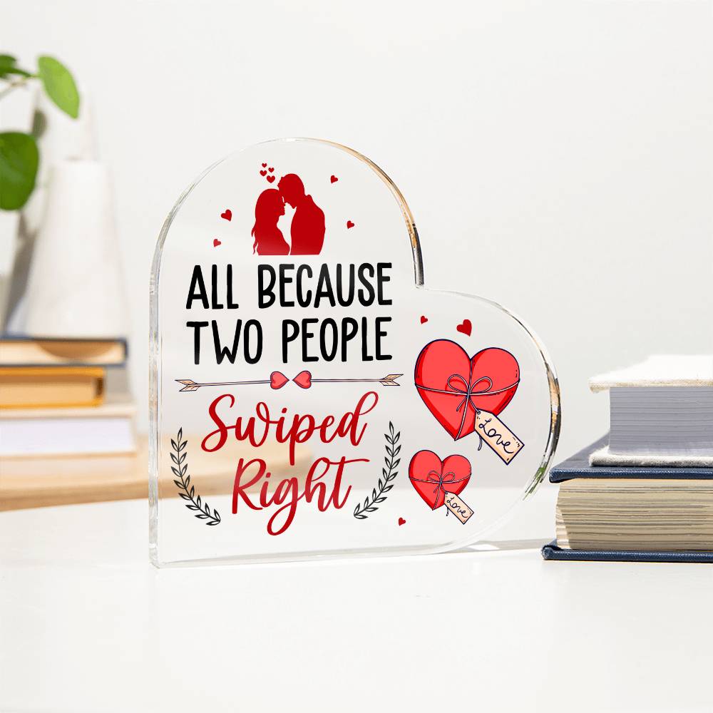 Valentine's Day Gifts For Girlfriend, Anniversary Birthday Gifts for Wife - All Because