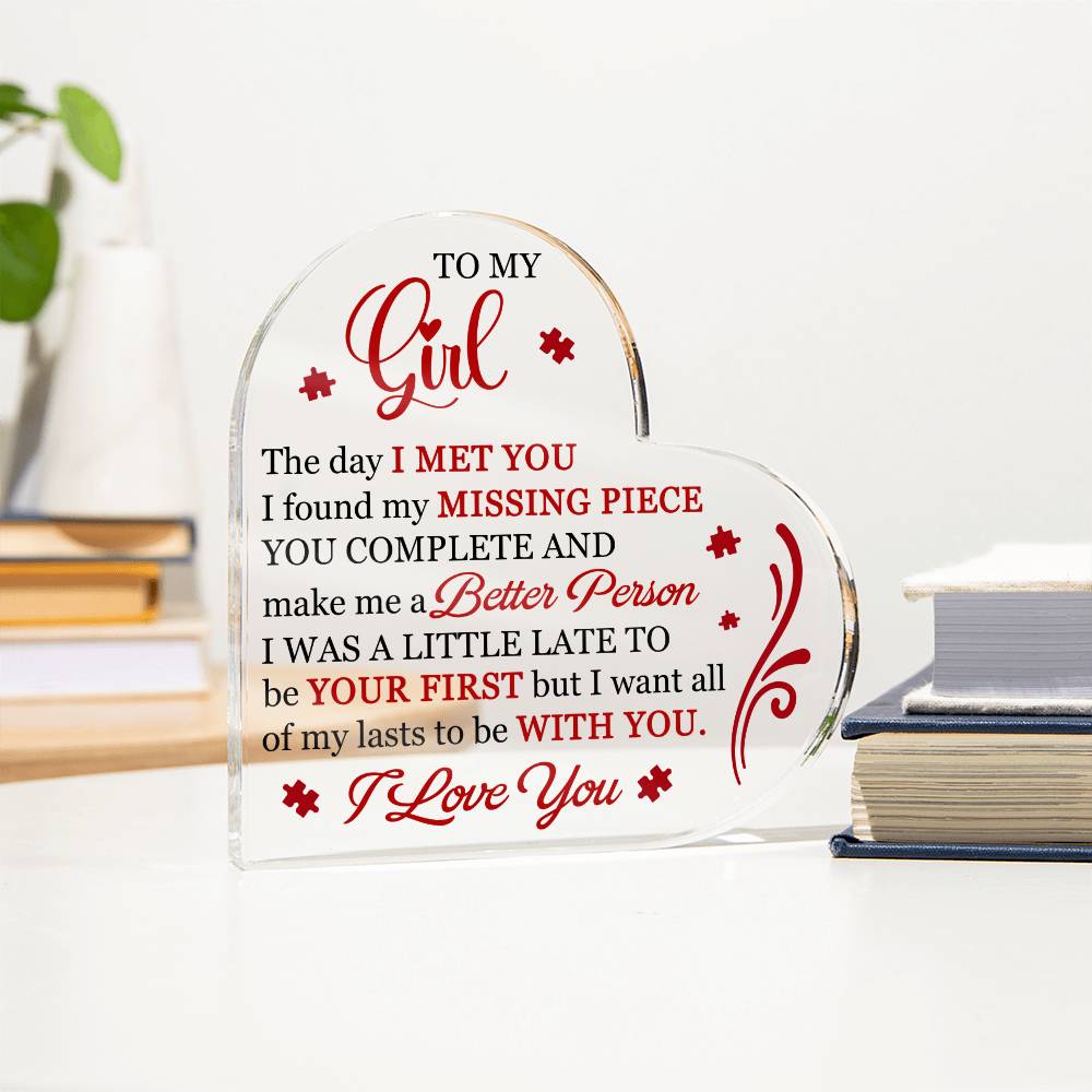 Valentine's Day Gifts For Girlfriend, Anniversary Birthday Gifts for Wife - The Day I Met