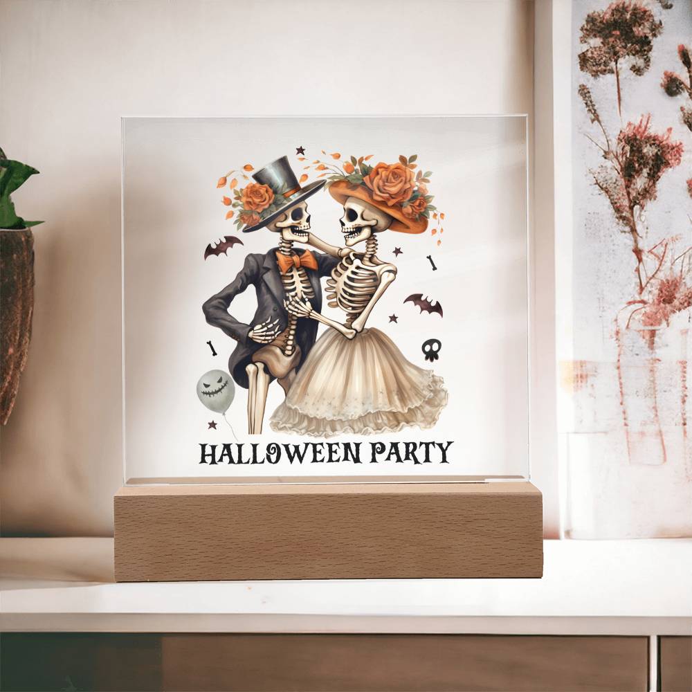 Halloween Party Home Decor, Premium Acrylic with Built-in LED Lights