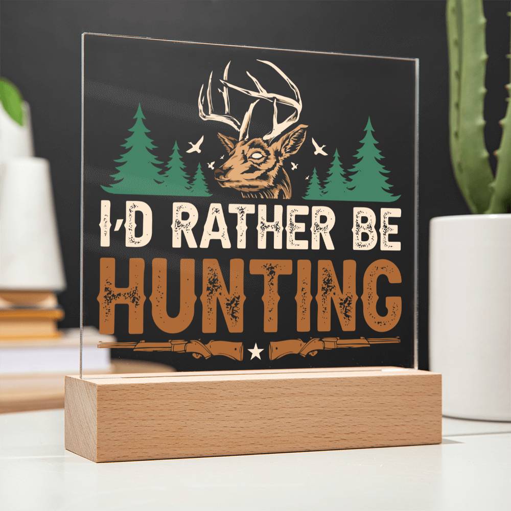 Hunters Gift, Premium Acrylic Home Décor with Built-in LED Lights