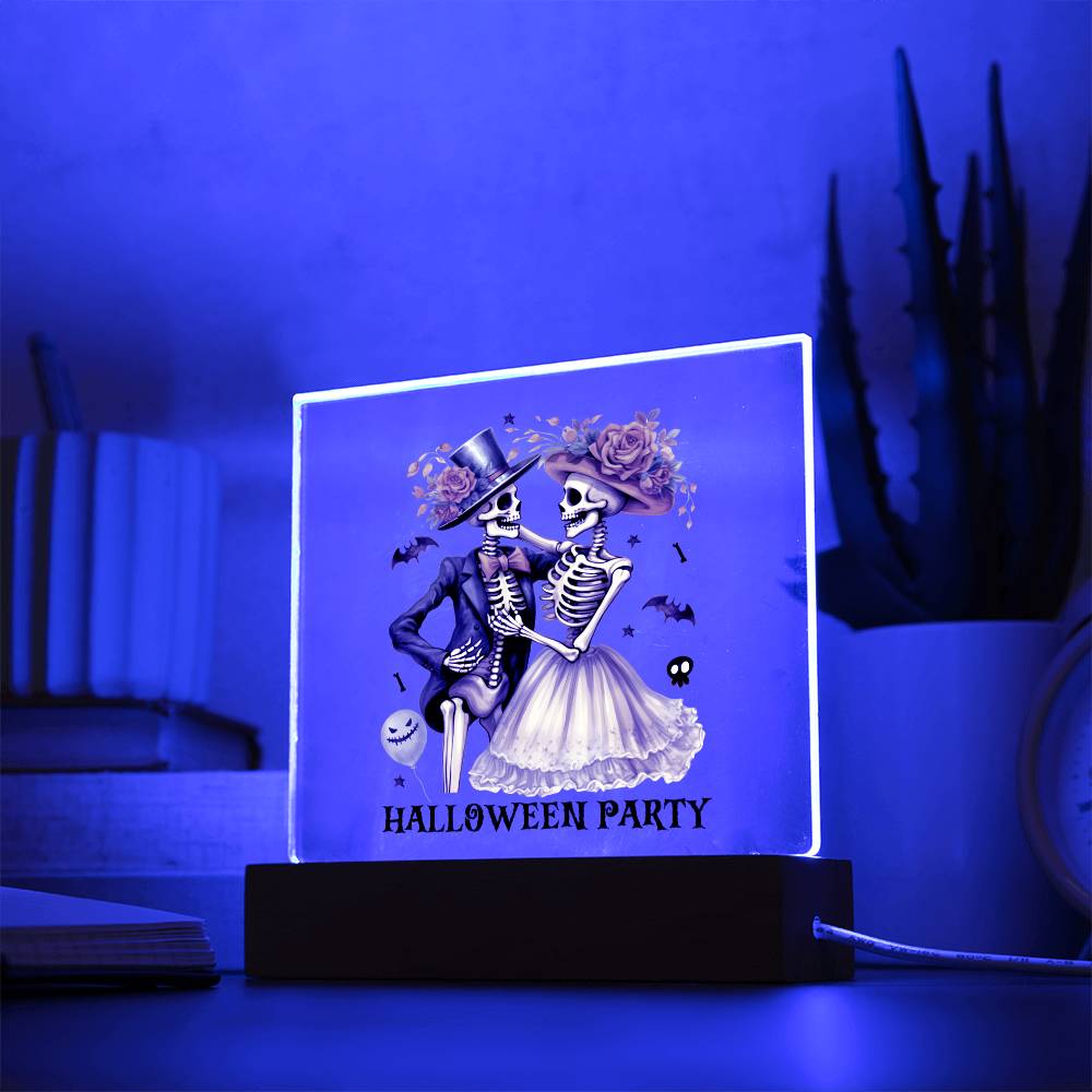 Halloween Party Home Decor, Premium Acrylic with Built-in LED Lights