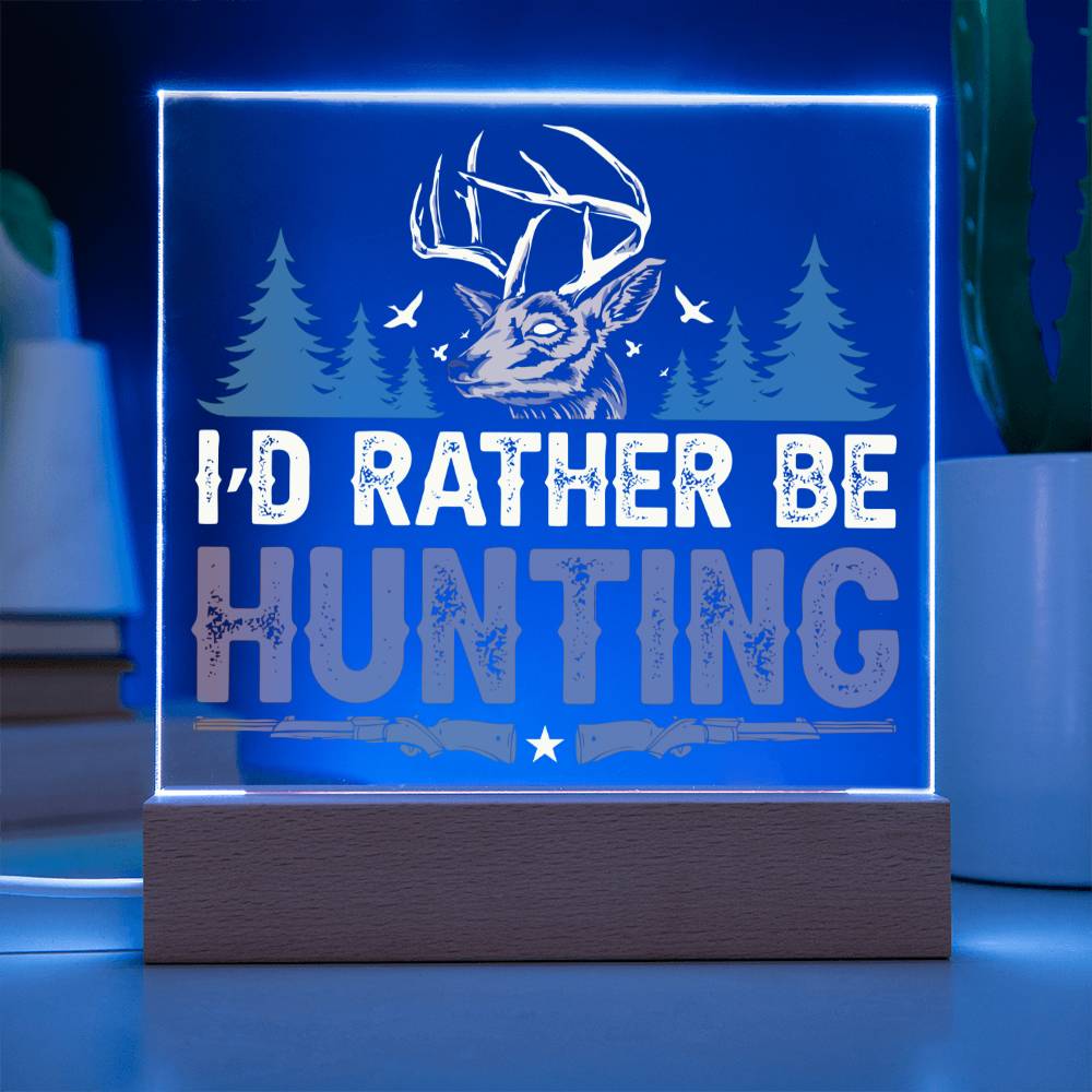 Hunters Gift, Premium Acrylic Home Décor with Built-in LED Lights