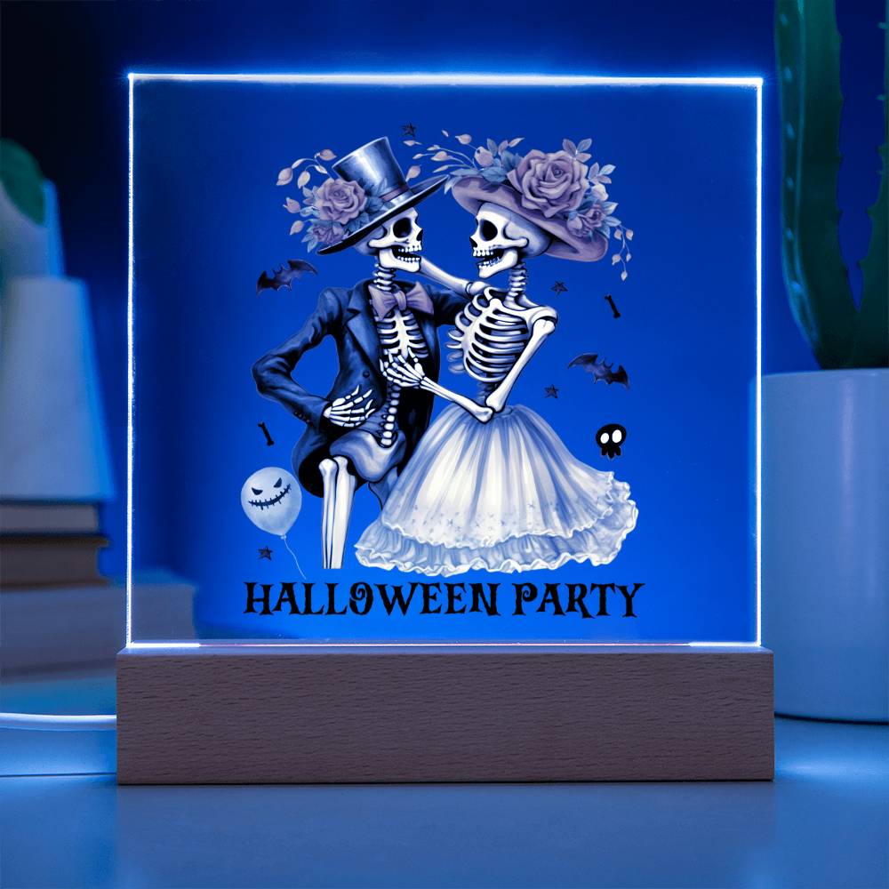 Halloween Party Home Decor, Premium Acrylic with Built-in LED Lights
