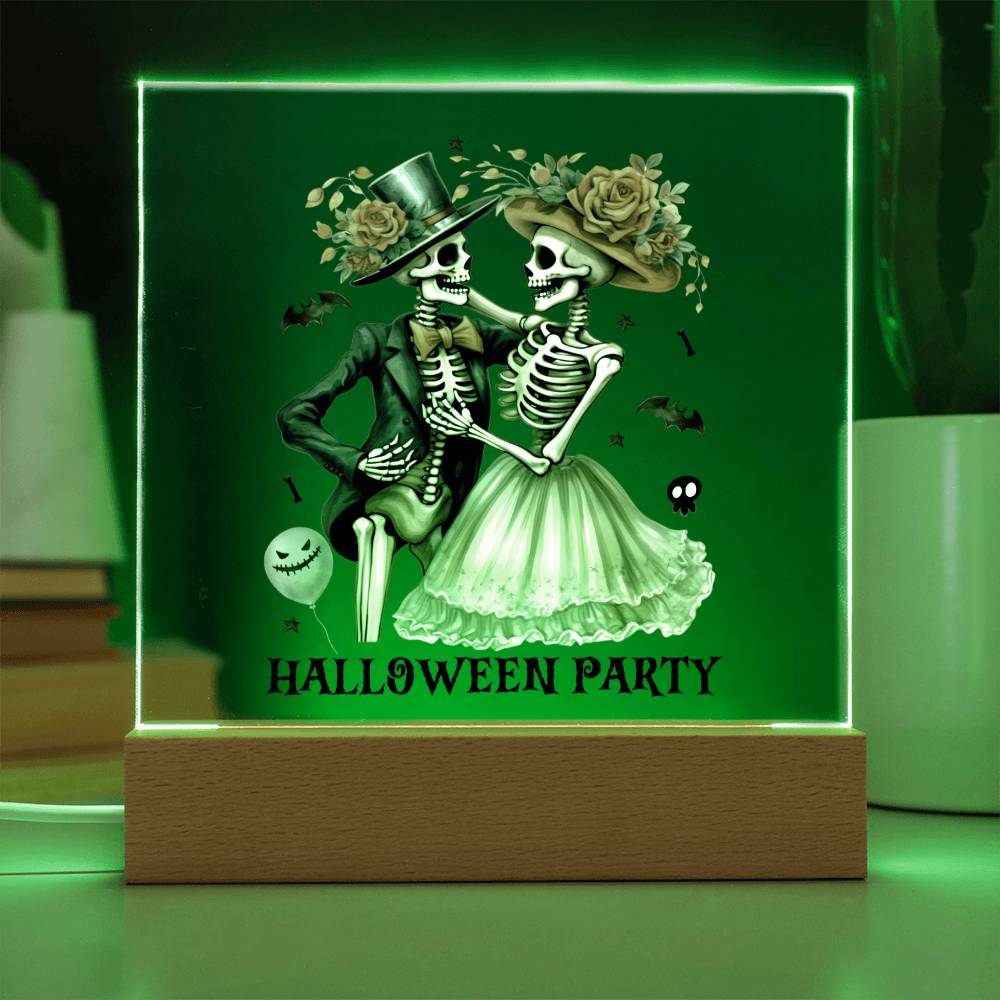 Halloween Party Home Decor, Premium Acrylic with Built-in LED Lights