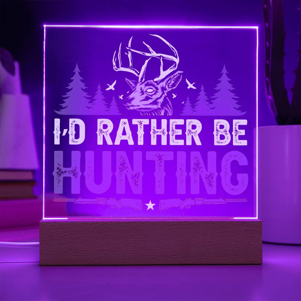 Hunters Gift, Premium Acrylic Home Décor with Built-in LED Lights