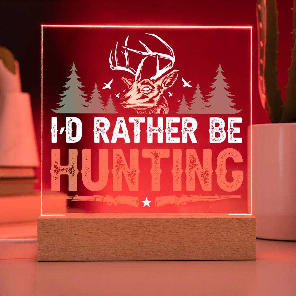 Hunters Gift, Premium Acrylic Home Décor with Built-in LED Lights