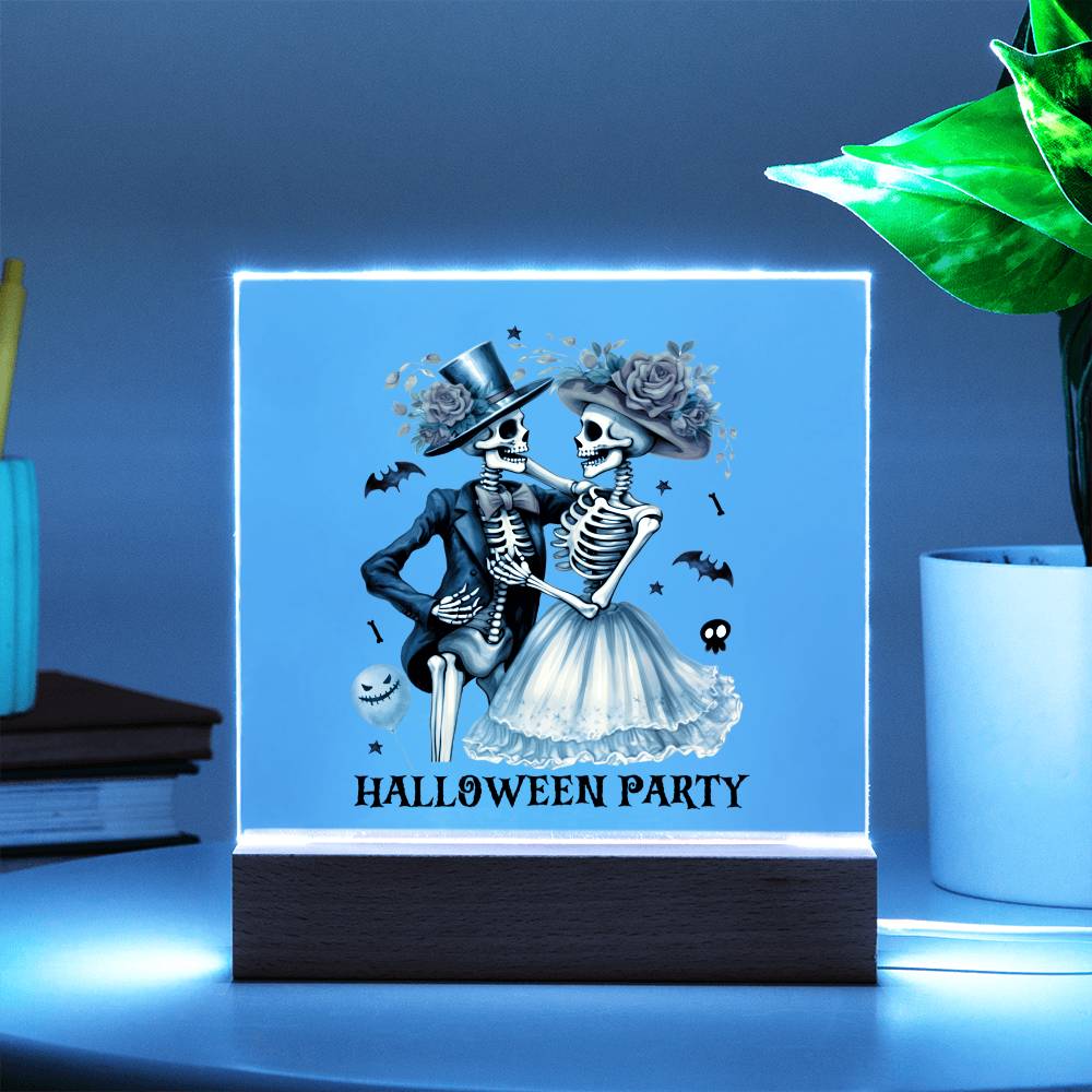 Halloween Party Home Decor, Premium Acrylic with Built-in LED Lights