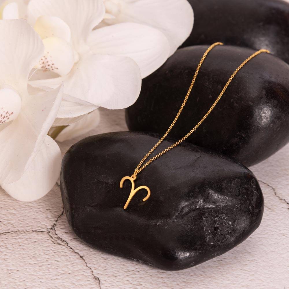 Gift For Daughter Zodiac Symbol Necklace With Message Card And Gift Box - I Once Knew