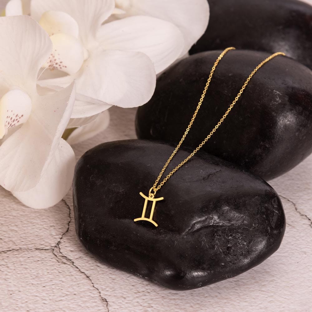 Gift For Daughter Zodiac Symbol Necklace With Message Card And Gift Box - I Once Knew