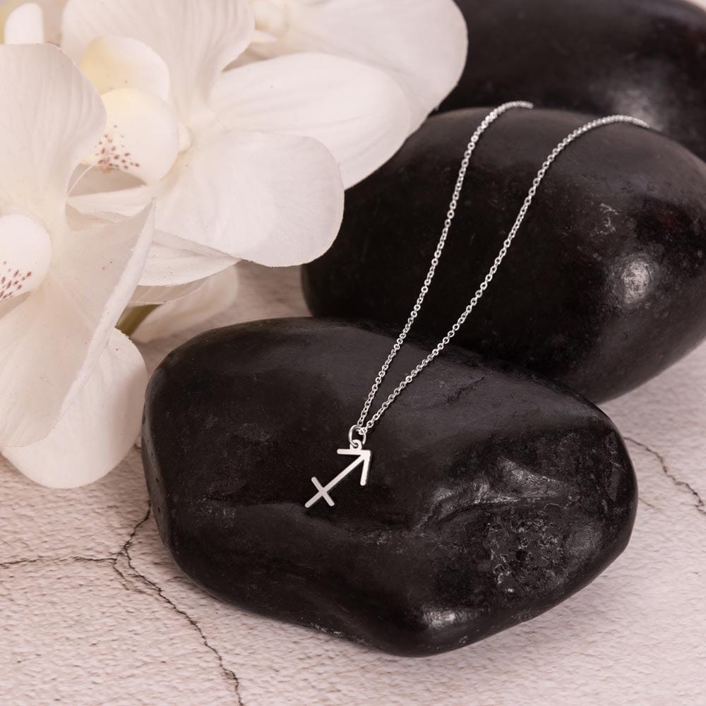 Gift For Daughter Zodiac Symbol Necklace With Message Card And Gift Box - I Once Knew