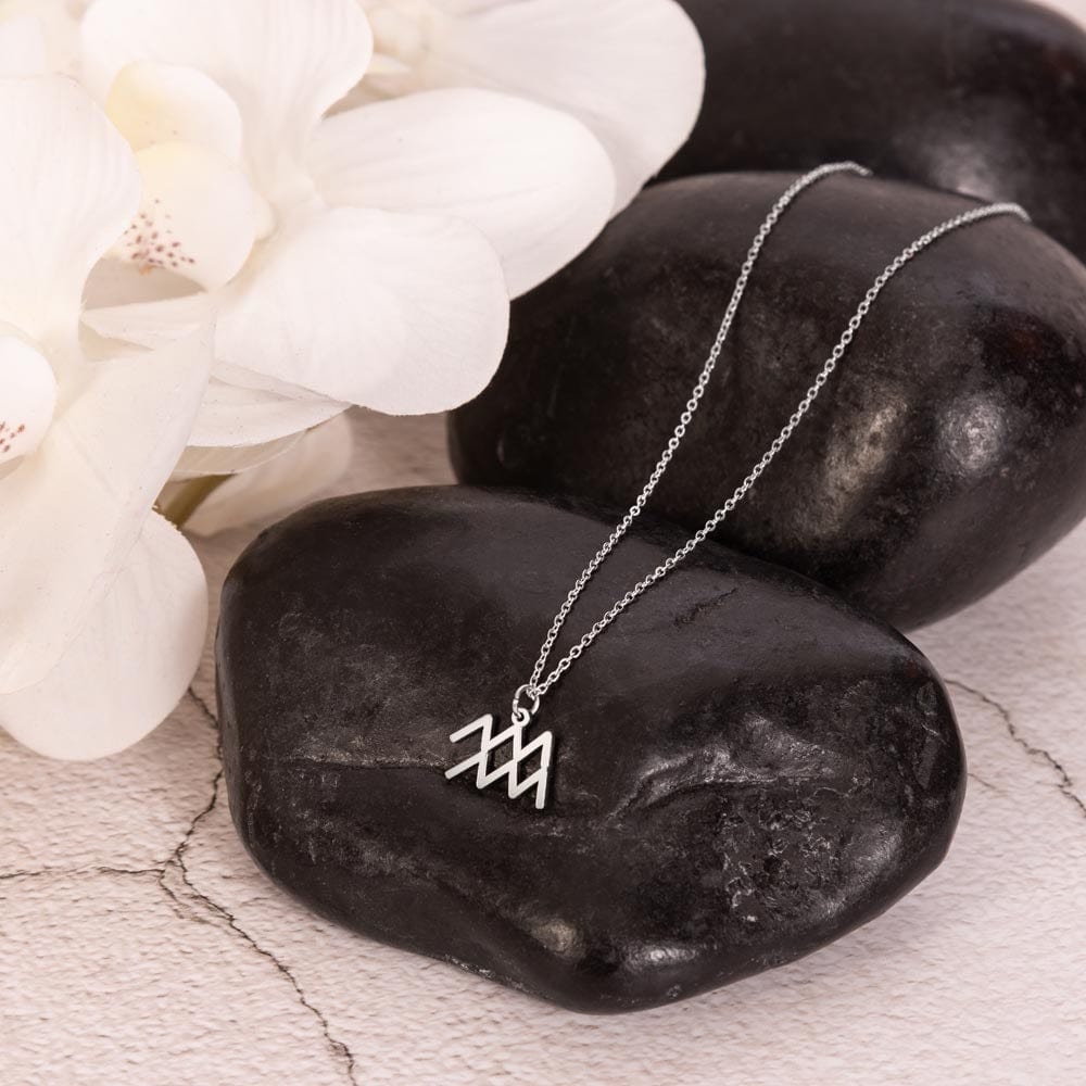 Gift For Daughter Zodiac Symbol Necklace With Message Card And Gift Box - I Once Knew
