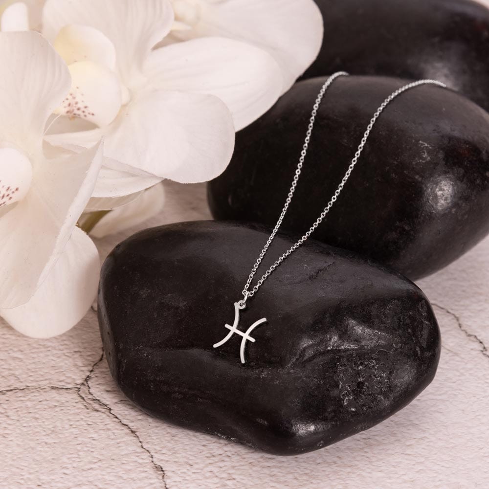Gift For Daughter Zodiac Symbol Necklace With Message Card And Gift Box - I Once Knew