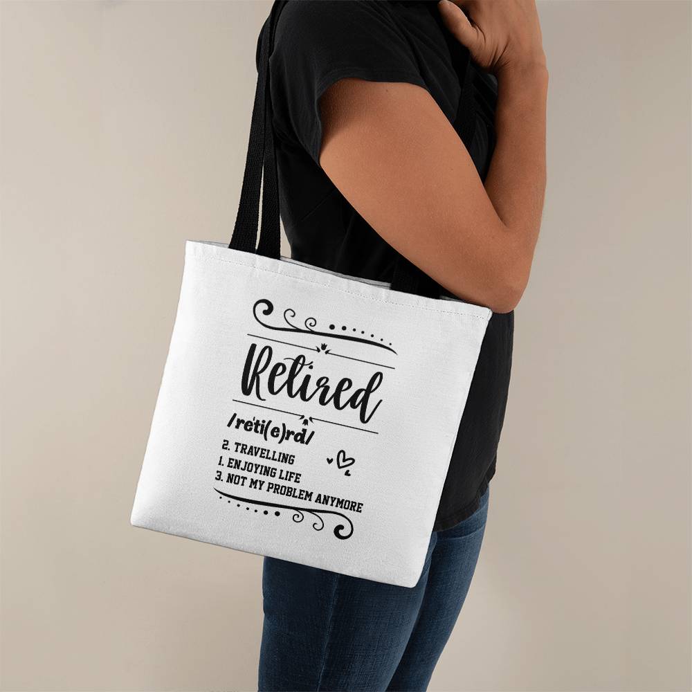 Classic Tote Bag, Lightweight Polyester with Cotton Webbing Straps