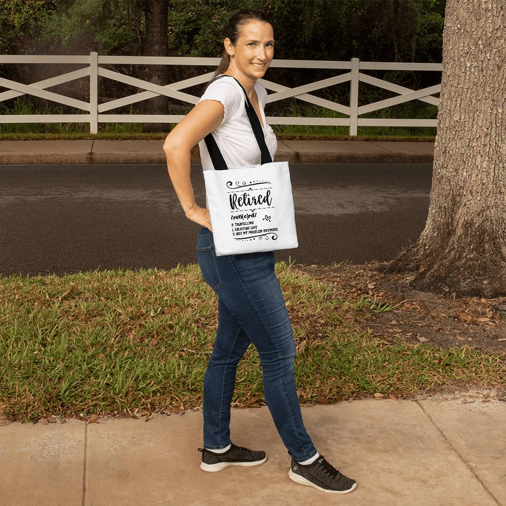 Classic Tote Bag, Lightweight Polyester with Cotton Webbing Straps