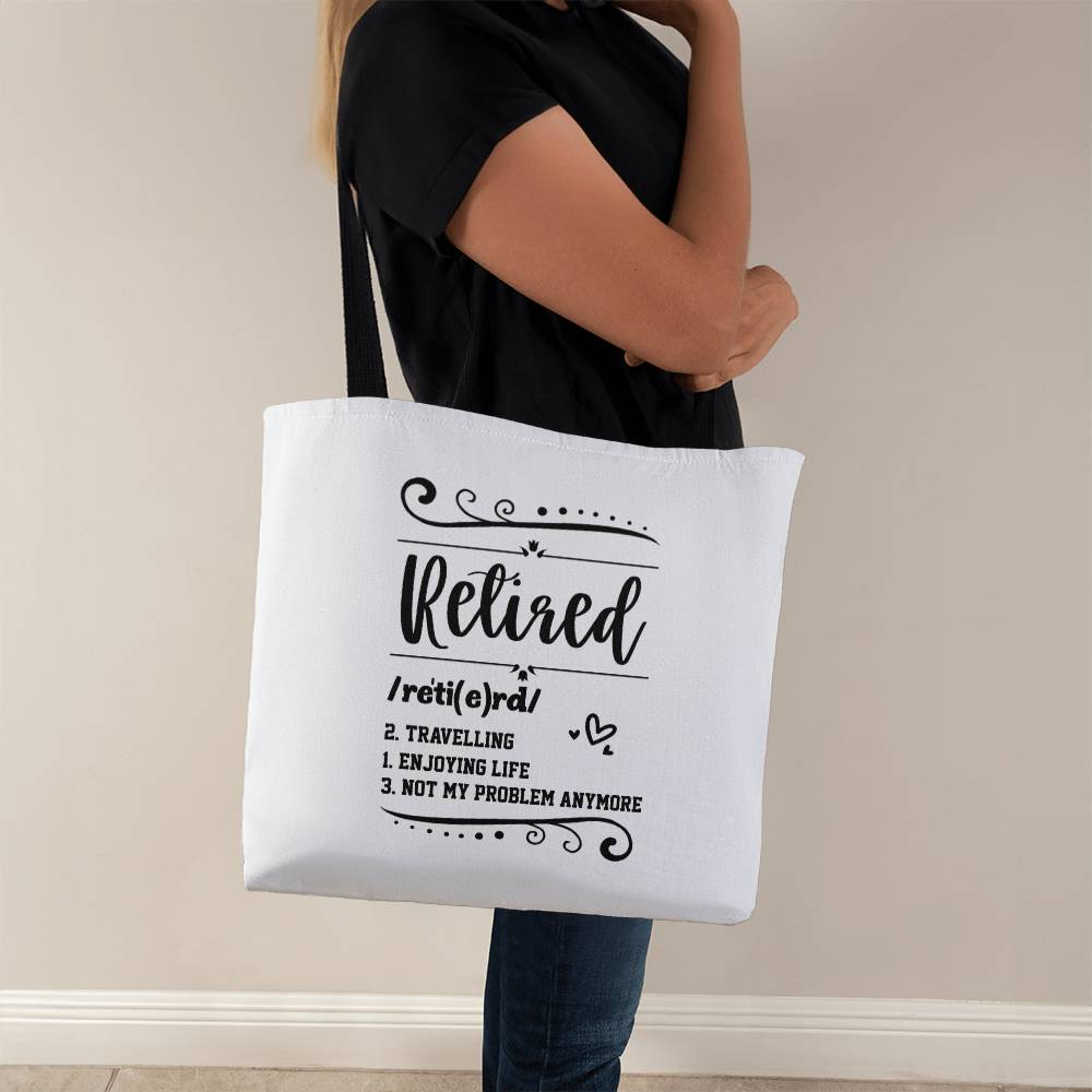 Classic Tote Bag, Lightweight Polyester with Cotton Webbing Straps