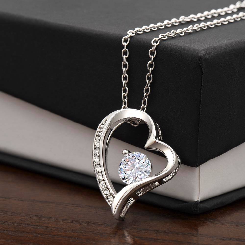A Sentimental Necklace Gift for Your Beloved Wife with Message Card and Elegant Gift Box