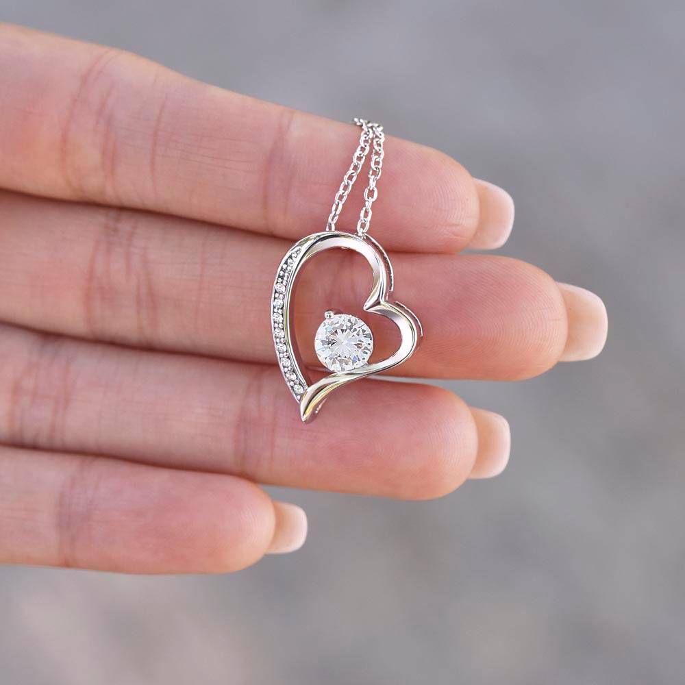 A Sentimental Necklace Gift for Your Beloved Wife with Message Card and Elegant Gift Box