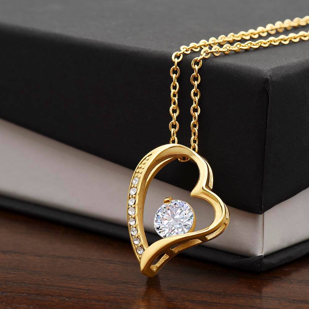 A Sentimental Necklace Gift for Your Beloved Wife with Message Card and Elegant Gift Box
