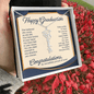 Graduation Name Necklace for Her – Personalized Graduation Gift with Message Card & Gift Box