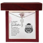 Graduation Name Necklace for Daughter – Personalized Graduation Gift with Message Card & Gift Box