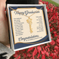 Graduation Name Necklace for Her – Personalized Graduation Gift with Message Card & Gift Box