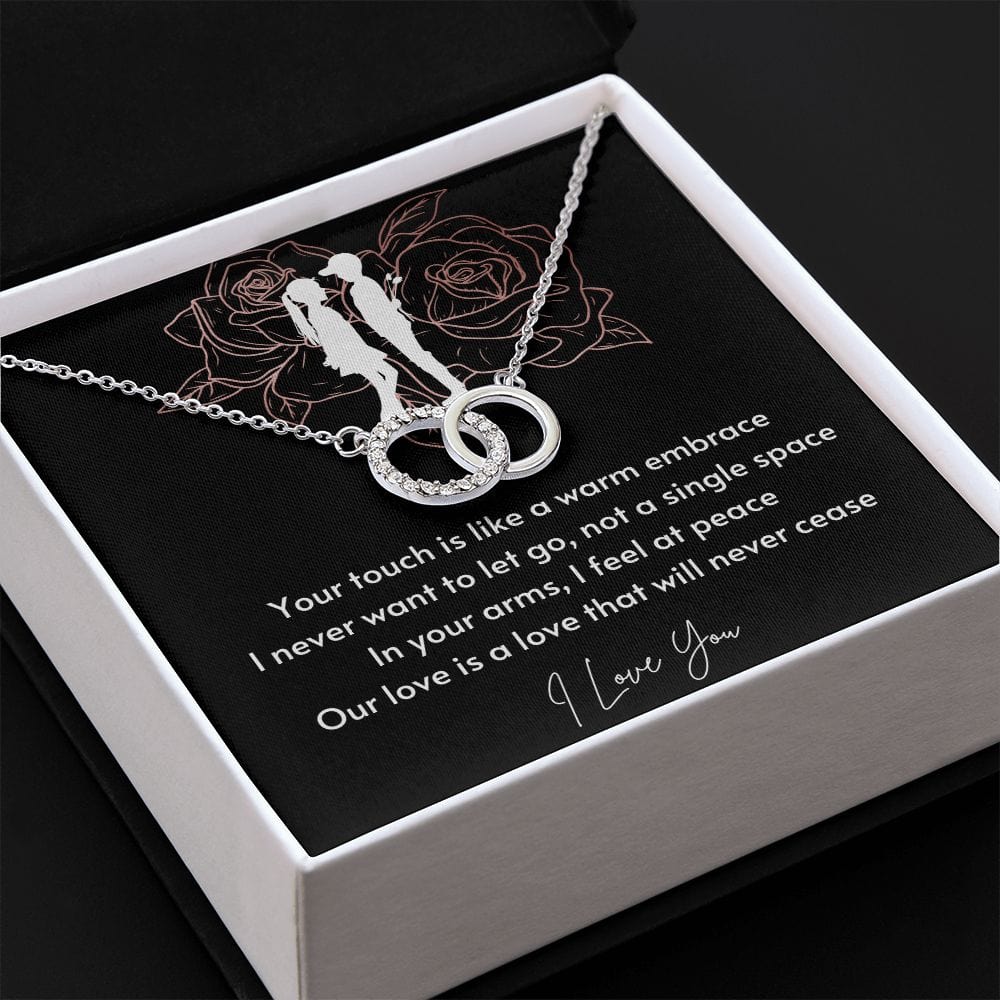 A Sentimental Necklace Gift for Your Beloved Wife with Message Card and Elegant Gift Box