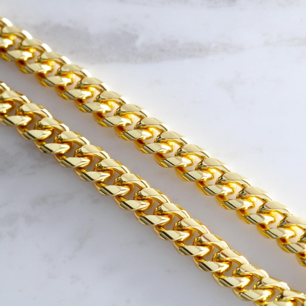 Gift For Son, Son Gifts from Mom and Dad, Mother and Son Necklace, Birthday Gift For My Son, Father Son Gifts, Cuban Link Chain Necklace