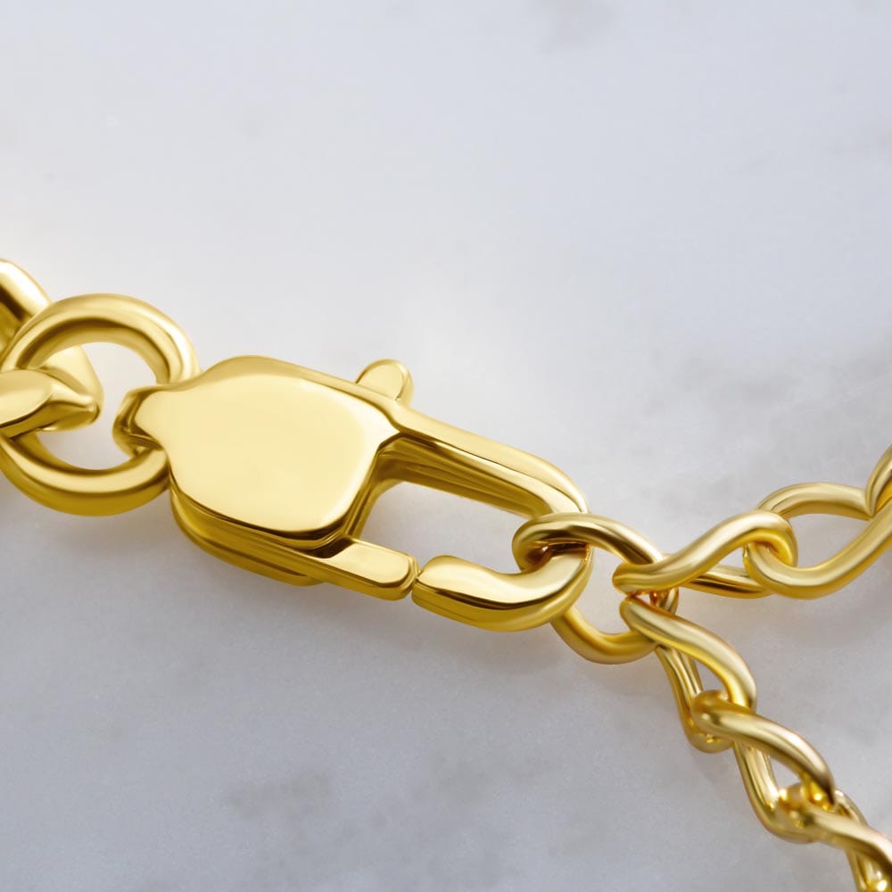 Gift For Soulmate, Valentine's Day Gift for Him, Unique Gift for Soulmate, Cuban Chain Necklace for Men