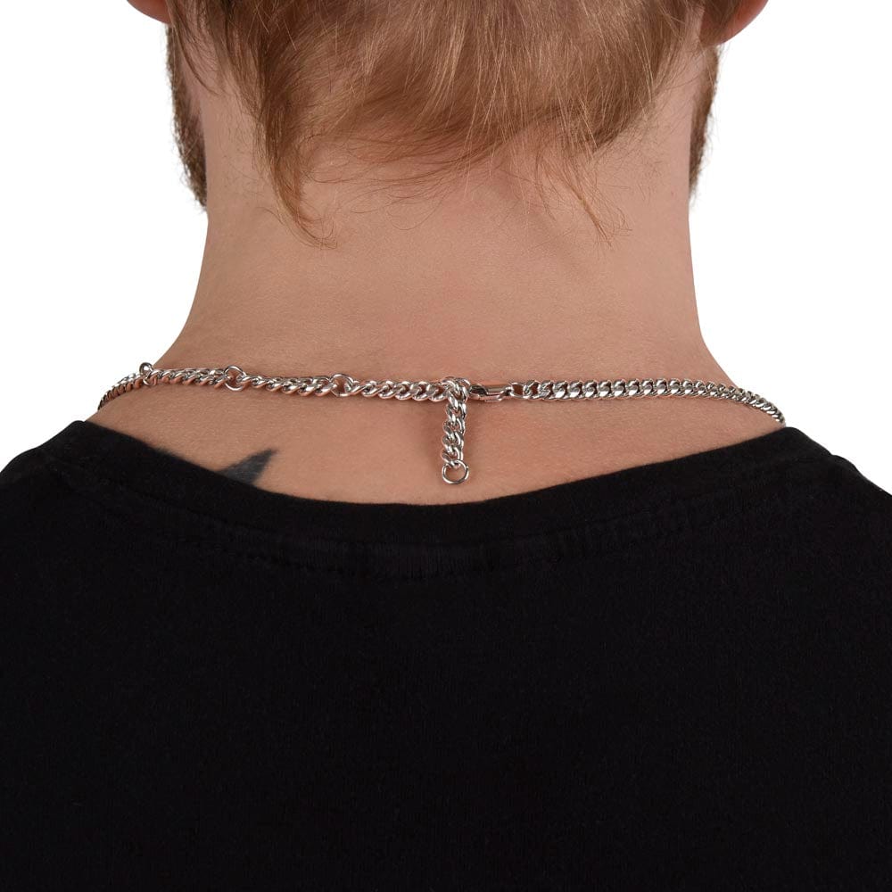 Gift For Soulmate, Valentine's Day Gift for Him, Unique Gift for Soulmate, Cuban Chain Necklace for Men