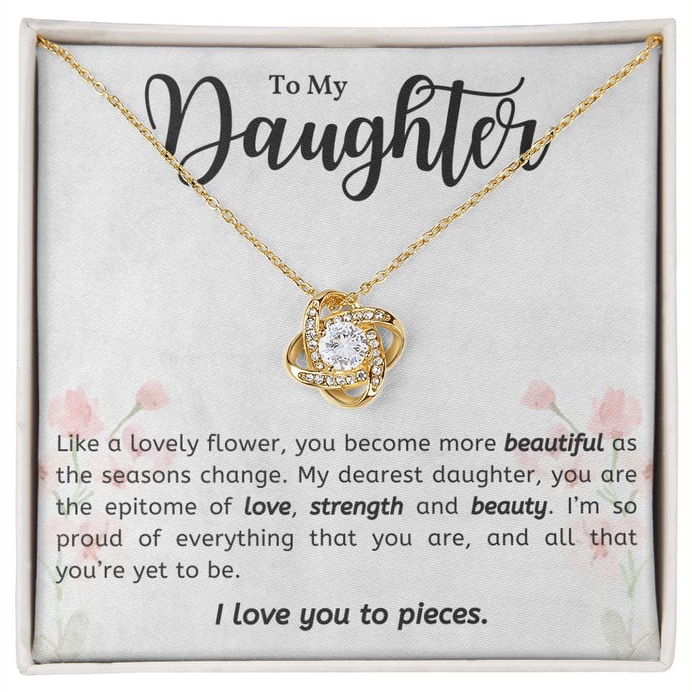 Gift For Daughter From Mom or Dad With Message Card And Gift Box - Lovely Flower