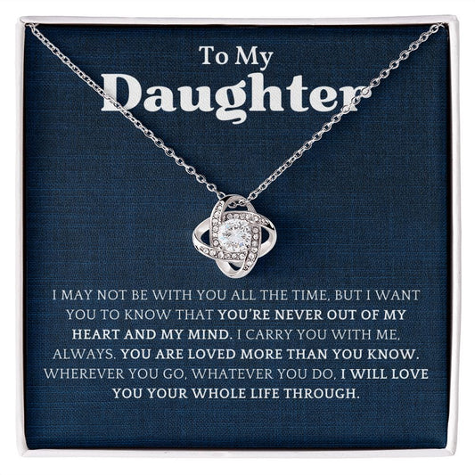 Gift For Daughter From Mom or Dad With Message Card And Gift Box - I May Not Be