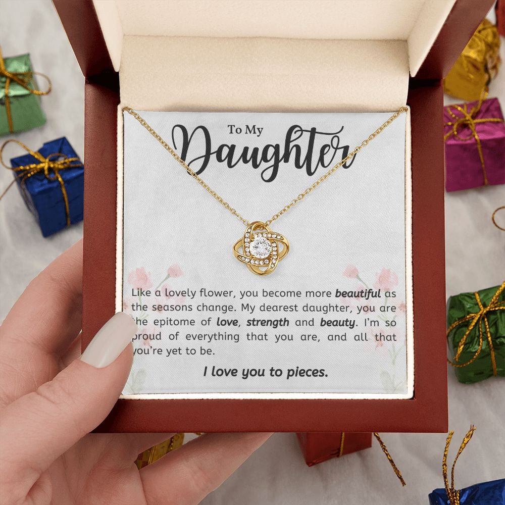 Gift For Daughter From Mom or Dad With Message Card And Gift Box - Lovely Flower